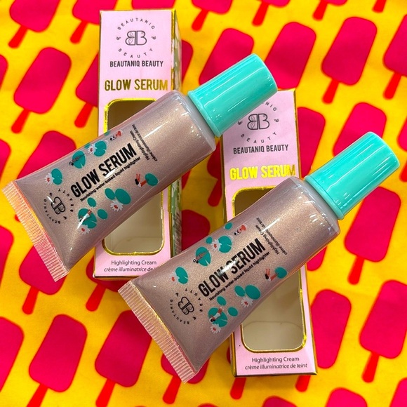 Brand New Set of 2 Beautaniq Beauty Glow Serum Highlighting Cream Morning Dew - Picture 1 of 12